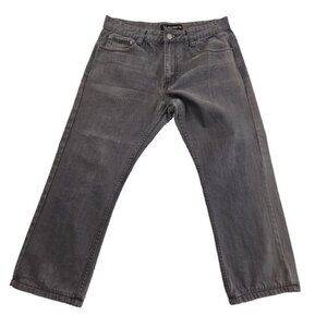 Victorious Premium Collection Jeans Men's W38 L26 Grey Straight Leg Regular Fit